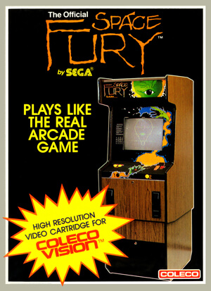 Space Fury for Colecovision Box Art