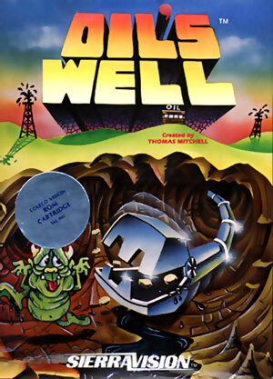 Oil's Well for Colecovision Box Art
