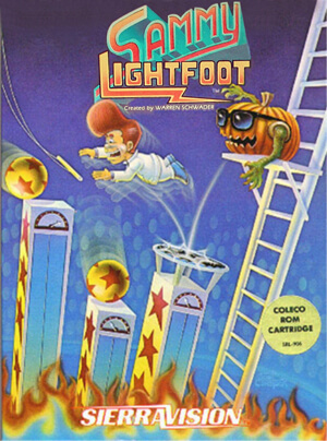 Sammy Lightfoot for Colecovision Box Art
