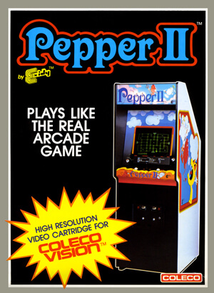 Pepper II for Colecovision Box Art
