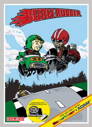 Burn Rubber for Colecovision Box Art