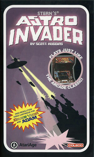Astro Invader for Colecovision Box Art
