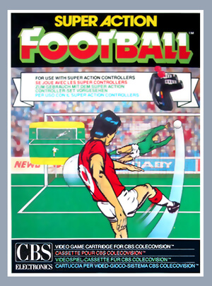 Super Action Football (Soccer) for Colecovision Box Art