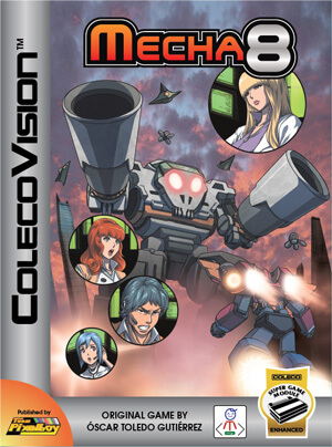 Mecha-8 for Colecovision Box Art