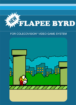 Flapee Byrd for Colecovision Box Art