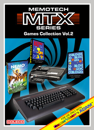 Memotech MTX Series Games Collection Vol.2 for Colecovision Box Art