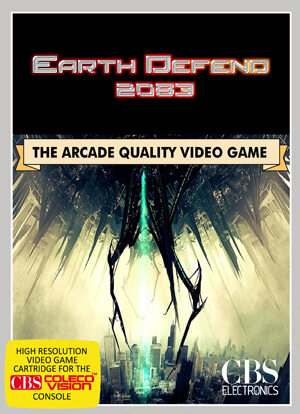 Earth Defend 2083 for Colecovision Box Art