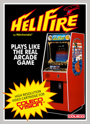 HeliFire for Colecovision Box Art