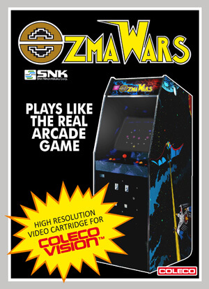 Ozma Wars for Colecovision Box Art