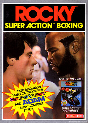 Rocky: Super Action Boxing for Colecovision Box Art