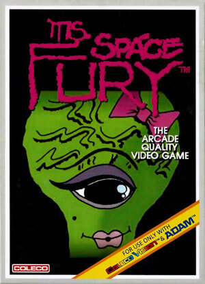 Miss Space Fury for Colecovision Box Art
