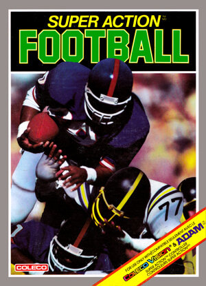 Super Action Football for Colecovision Box Art