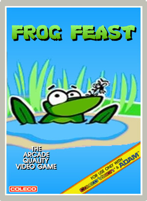 Frog Feast for Colecovision Box Art
