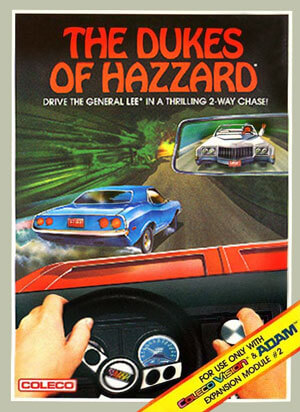 Dukes of Hazzard, The for Colecovision Box Art