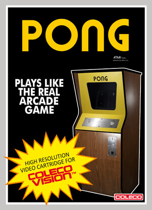 Pong for Colecovision Box Art