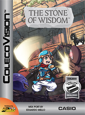 The Stone of Wisdom for Colecovision Box Art