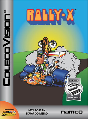 Rally-X for Colecovision Box Art