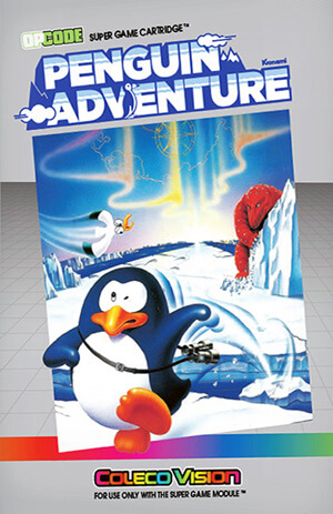 Penguin Adventure for Colecovision Box Art