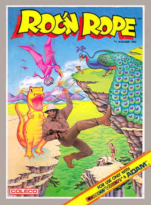 Roc'n Rope for Colecovision Box Art