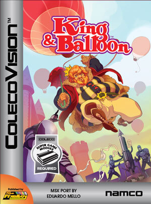 King & Balloon for Colecovision Box Art