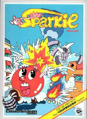 Sparkie for Colecovision Box Art