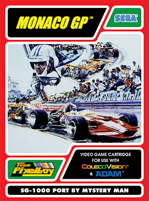 Monaco GP for Colecovision Box Art