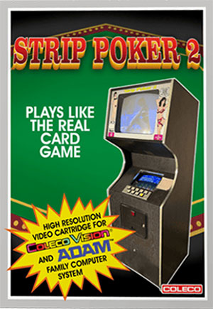 Strip Poker 2 for Colecovision Box Art