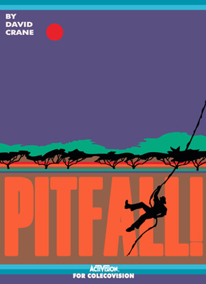 Pitfall! for Colecovision Box Art