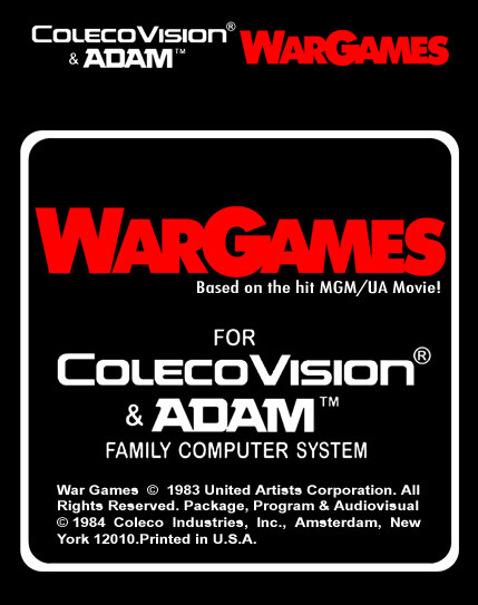 WarGames Label
