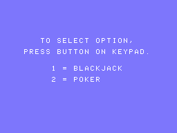 Ken Uston Blackjack-Poker Screenshot