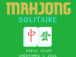 Mahjong Solitaire Screenshot