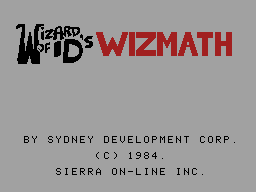 Wiz Math, The Wizard of Id's  Screenshot