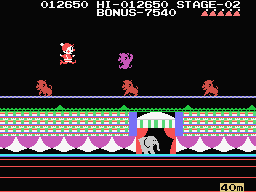 Circus Charlie Screenshot